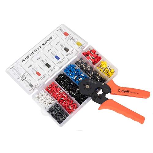 管接线2端子钳100无品牌/pcs压型线钳工具套装HSC86-4A子钳压接钳