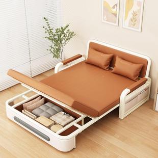 折叠沙发一体两用02台5新BXV款小户型多功能阳客床厅单2人实木伸