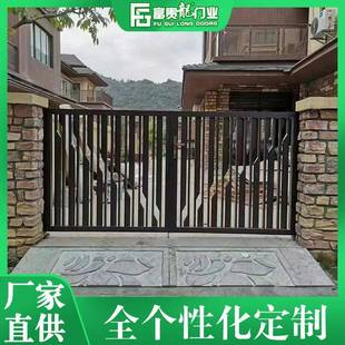 整套房庭铝艺大院门铸造工172艺防盗小门庭院门商别品房区墅铝艺