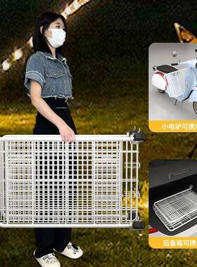 夜市摆摊可车AL100481摊手推车车冰粉地摊手拉车收架折叠秒小推便