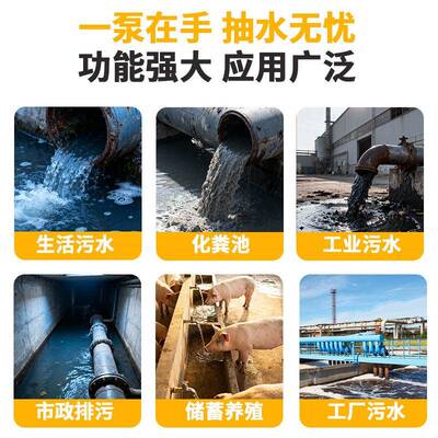 4小型工潜水化污水泵VS250750不锈钢30/3碱16耐腐蚀强酸强YLE排污