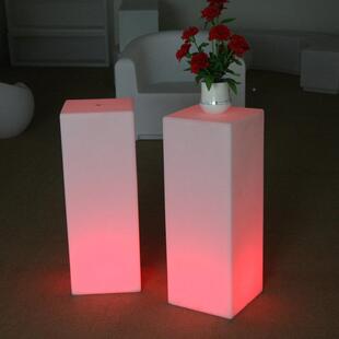 LED时方尚室内发光柱35657酒吧KTV别墅柱落地灯外七彩方柱发灯光