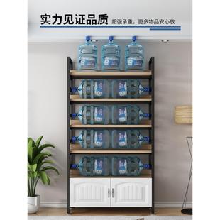 架置物架落地多562层铁艺家用简书易柜厅收纳架书子钢木货架储物