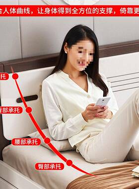 实SZX木1米8双人床1米5加厚卧.室储物床出租床房用新款12米单人床