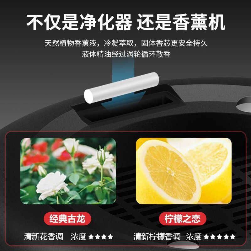 Ejv莲花智能太阳能车载空气净化器汽车用除烟异味除甲醛消负离子