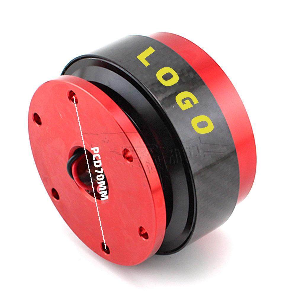 汽车装7方向盘快拆器PCD0/7Js-202204mm真碳纤维快速放快改拆连释