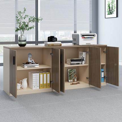 板式办家具办公室木制资公料收柜员文工组合多门无品牌/落地柜子