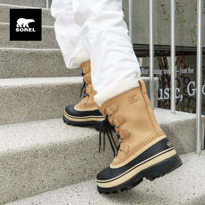 SOREL CARIBOU™情侣猎鸭靴时尚防水舒适保暖雪地靴NM1000/NL1005
