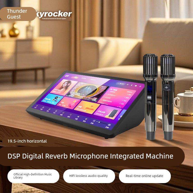 雷科2025新型家用Ktv卡拉ok机触摸屏麦克风一体机Dsp智能,影音电器,点歌机,淘宝优惠券,粉丝福利购,淘宝优惠卷