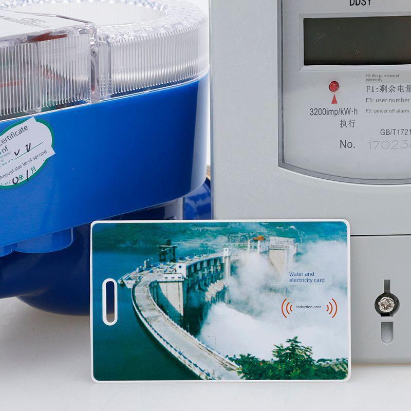 山东台市安岳家晨辉荣威刷卡水表启征青松电表向阳磁卡防水智能水