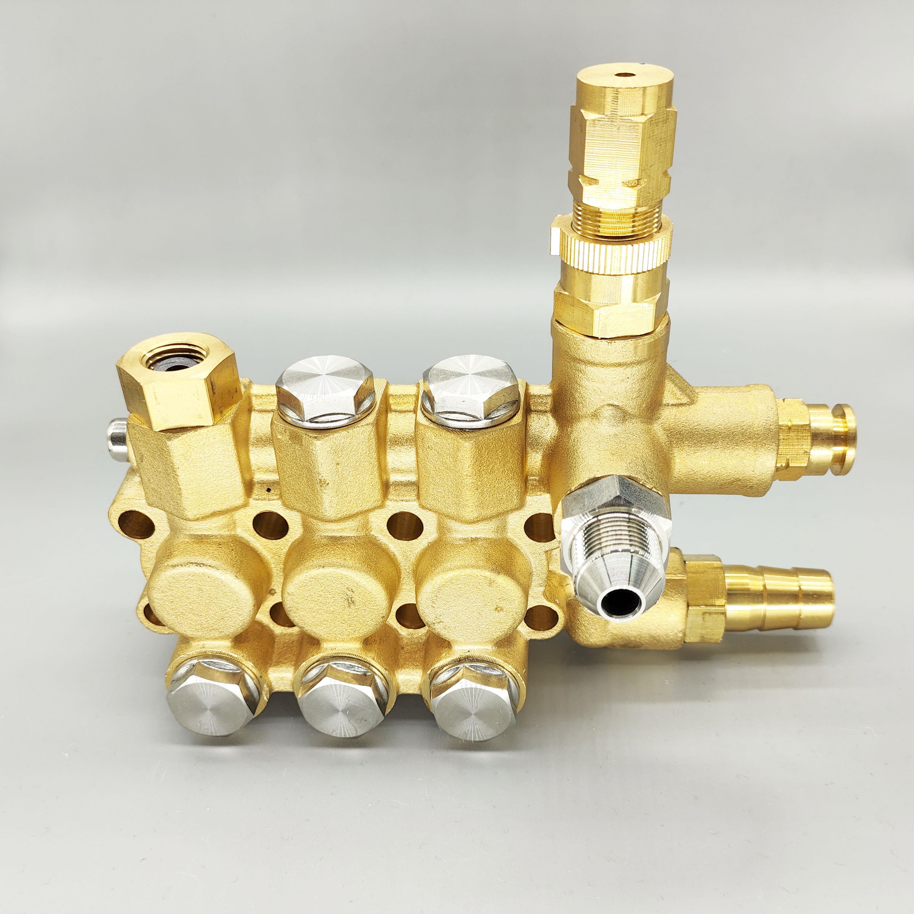 欧赛特黑马美拓QM1511-2/4/1513高压清洗机铜头泵头铜块机头配件