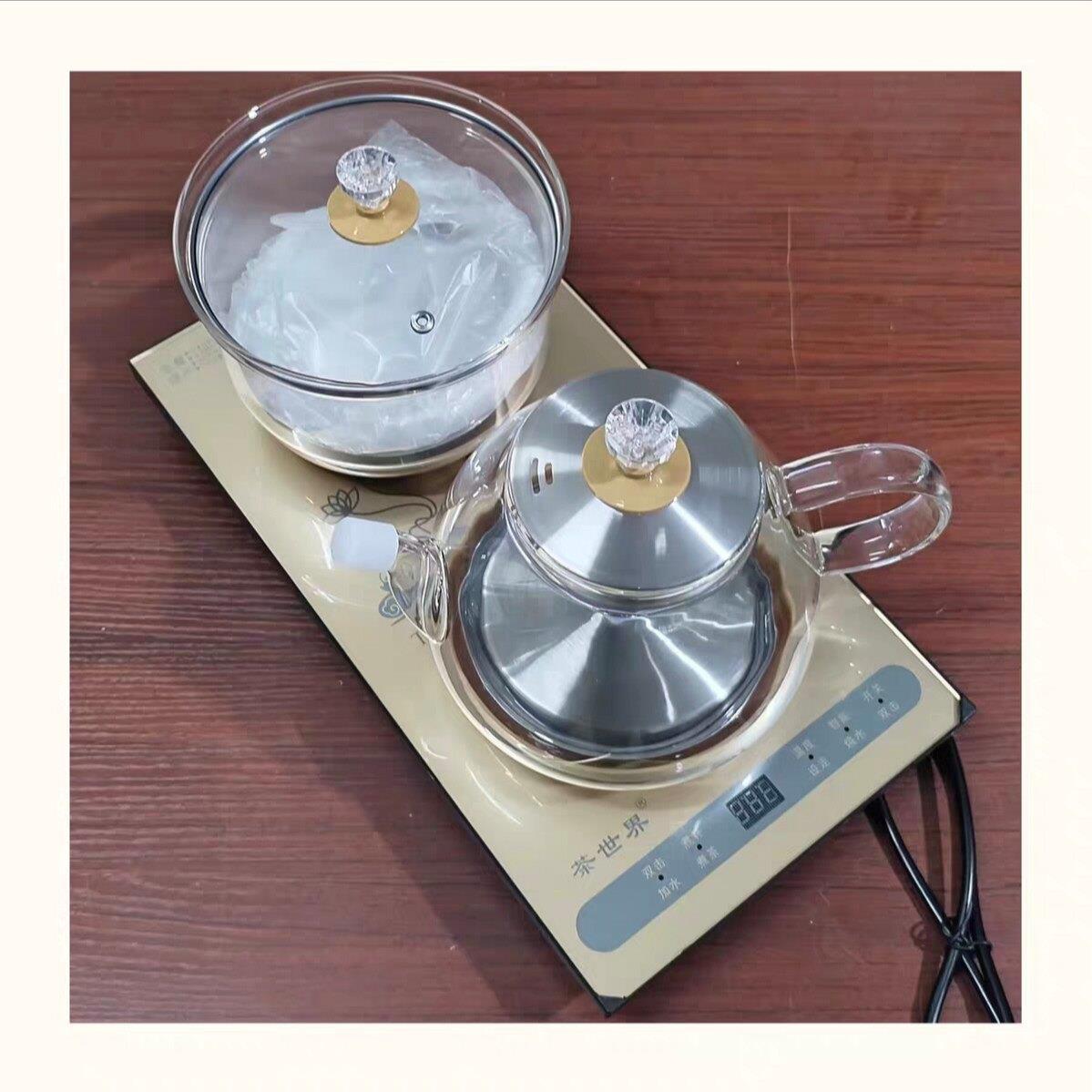 茶世界底部上水电茶炉茶桌嵌入全自动烧水玻璃壶配件阳鸿达茶炉