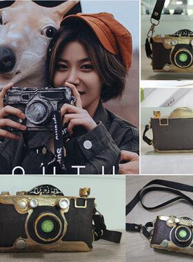覆古拍照相机道具彷真单眼模型婚纱摄影儿童摄影写真老式拍摄摆件