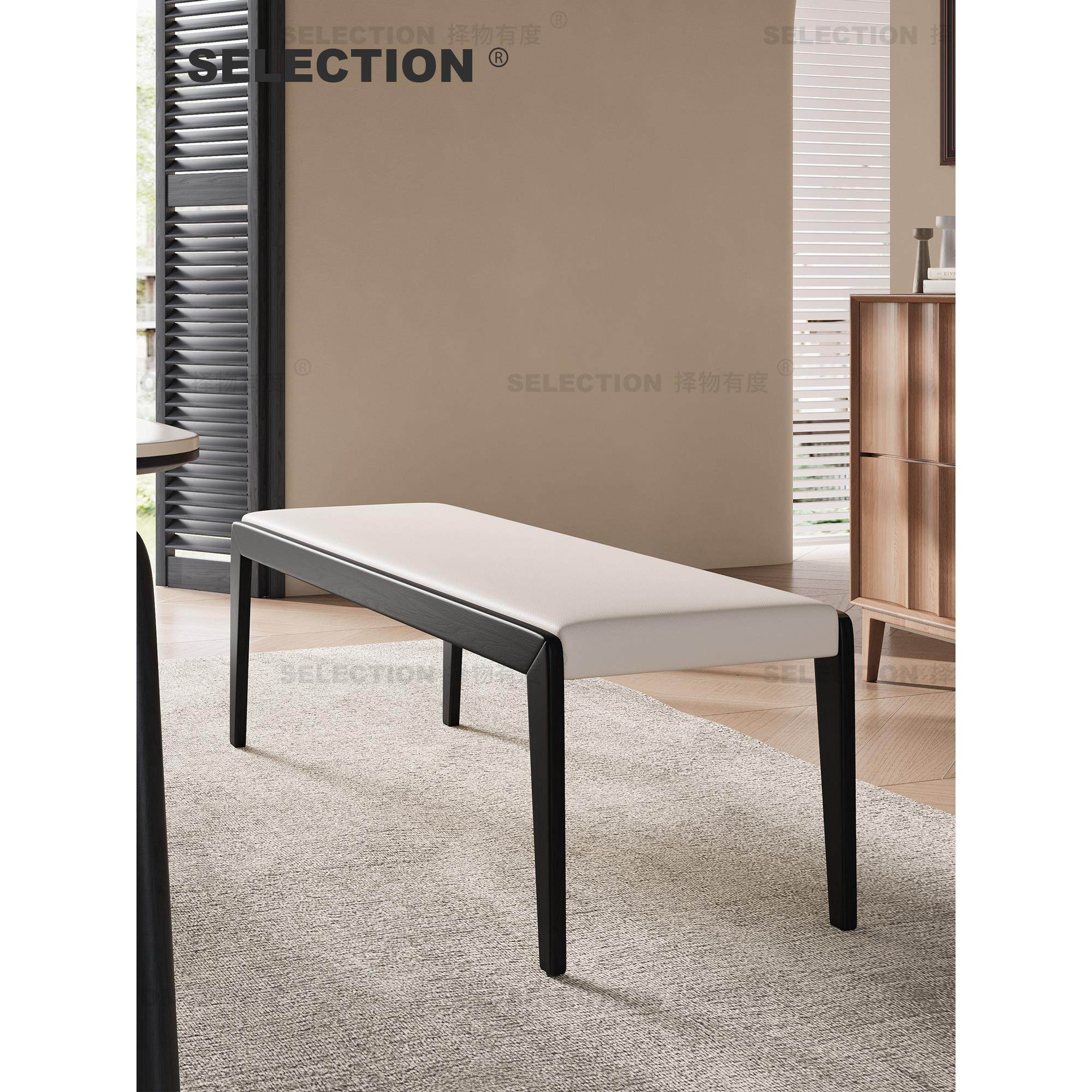 现代简约餐桌长条凳设计师餐椅意式轻奢创意长凳家用长凳子北欧,住宅家具,餐椅,淘宝优惠券,粉丝福利购,淘宝优惠卷