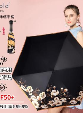 德国kobold遮阳伞防紫外线防晒伞晴雨两用伞女2025新款超轻太阳伞