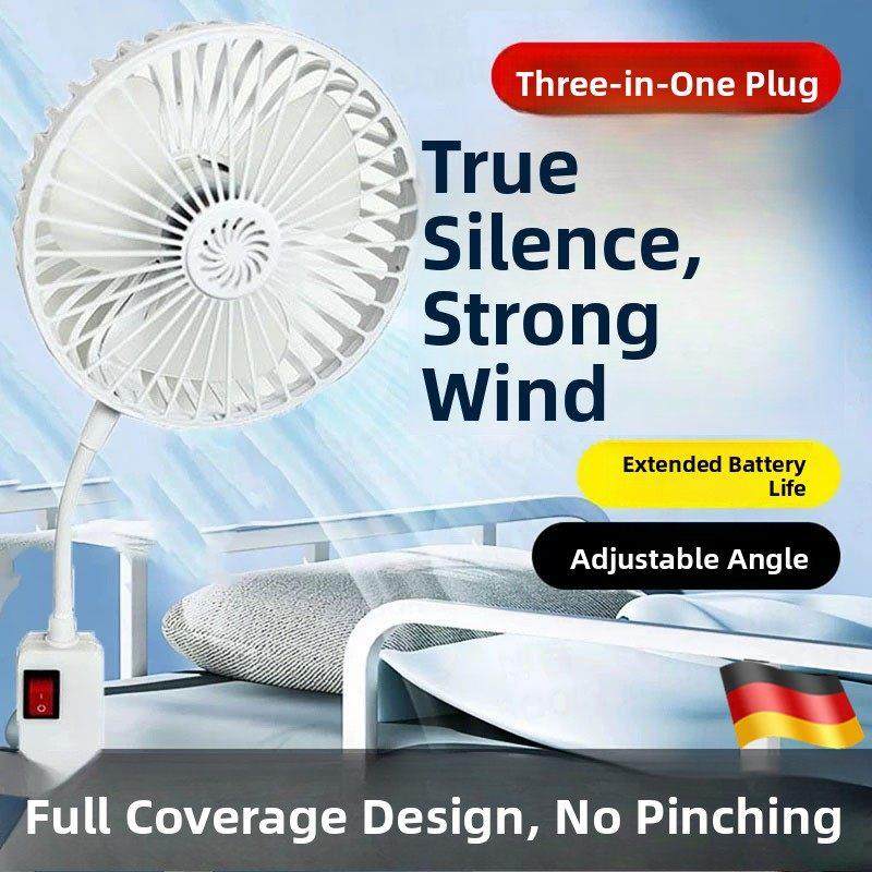 德国小型旋风风机放大三插头集成插座厨房卫生间家用开关壁挂吊扇,居家日用,迷你风扇,淘宝优惠券,粉丝福利购,淘宝优惠卷