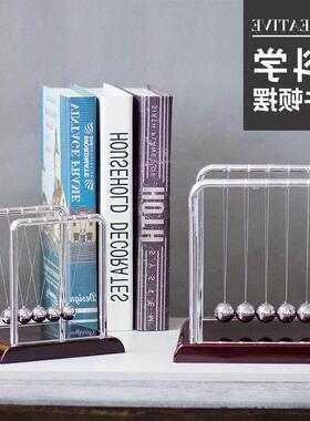 牛顿摆球撞球非永动机办公室书房桌面摆件装饰工艺品创意家居客厅