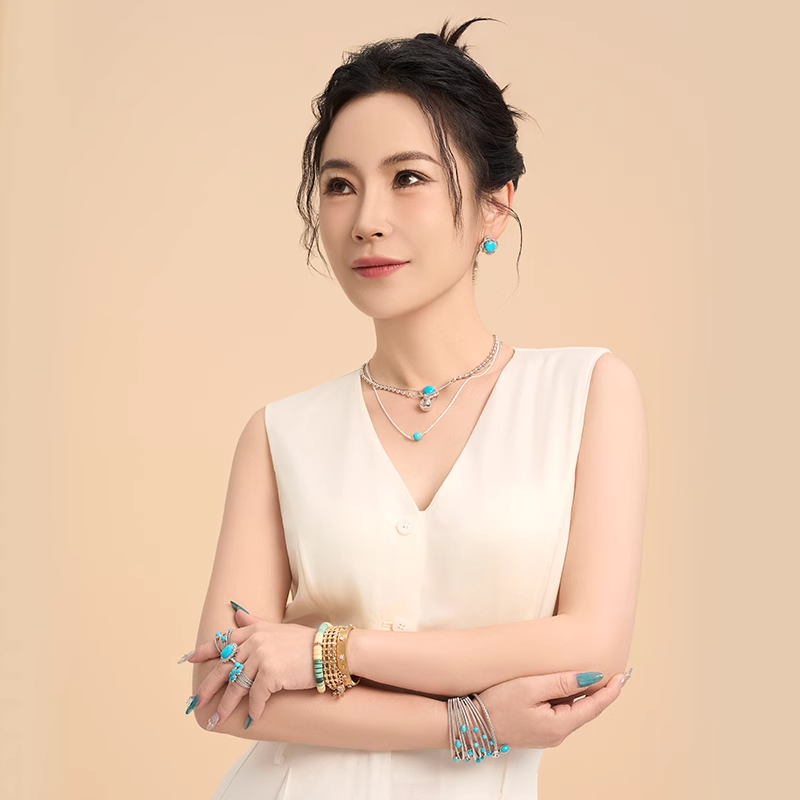 QUEENA.Z 设计师原创设计女士18k金红宝石吊坠HH580512008