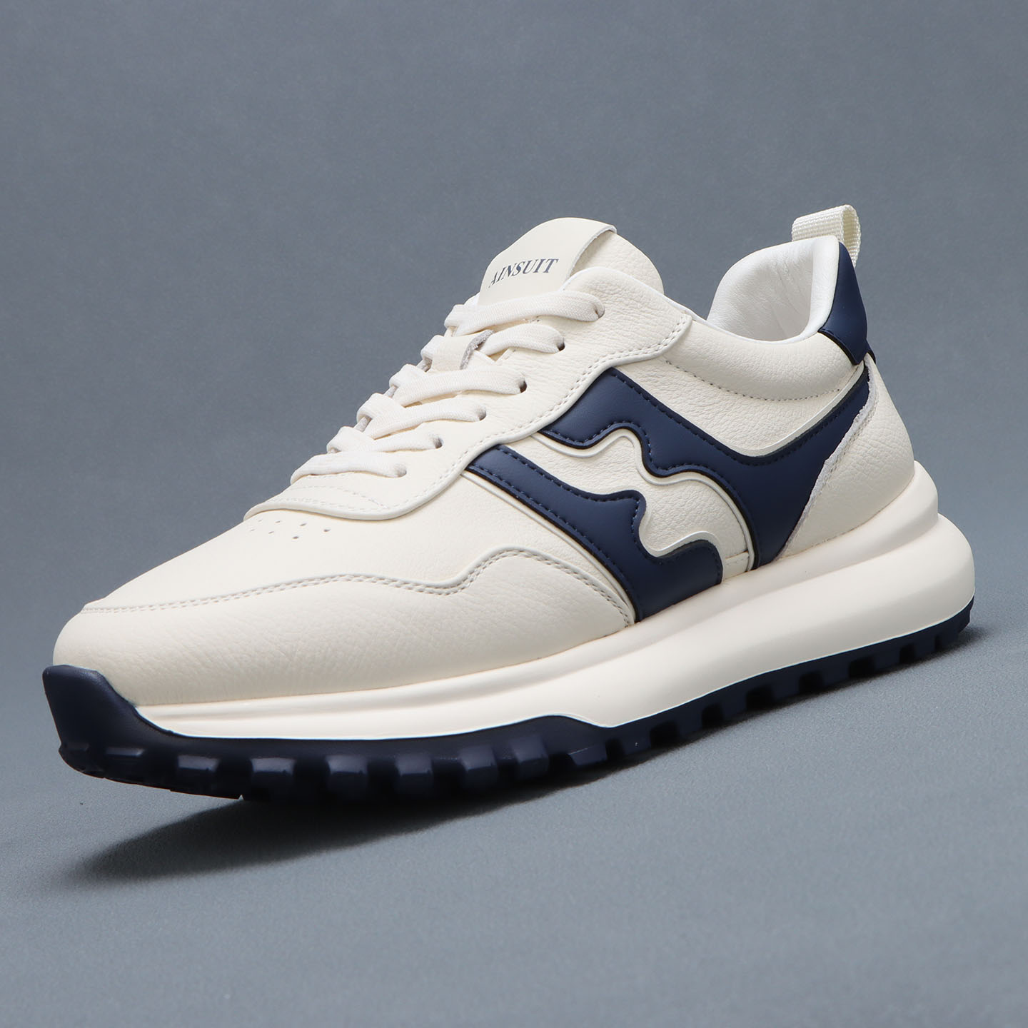 梵狮奴2025新款轻便厚底小白鞋男