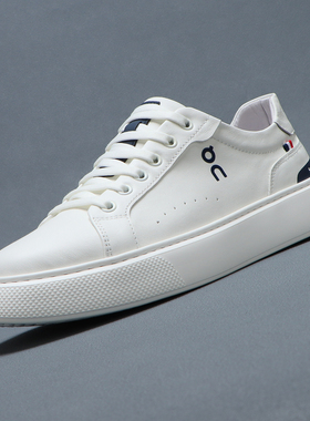 梵狮奴白色男鞋春季2026新款百搭真皮小白鞋男款轻便透气休闲板鞋