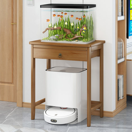 多层花架子客厅落地式鱼缸架子置物架阳I台鱼缸底柜家用植物摆放