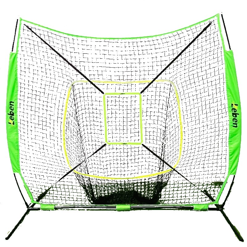 莱奔Leben棒球网7X7户外棒球练习网棒垒球打击练习网便携式挡网