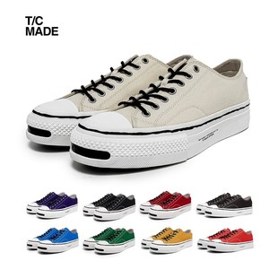 TCMADE 020 新开口笑高密z帆布鞋 厚底 增高 流行日系低帮硫化鞋