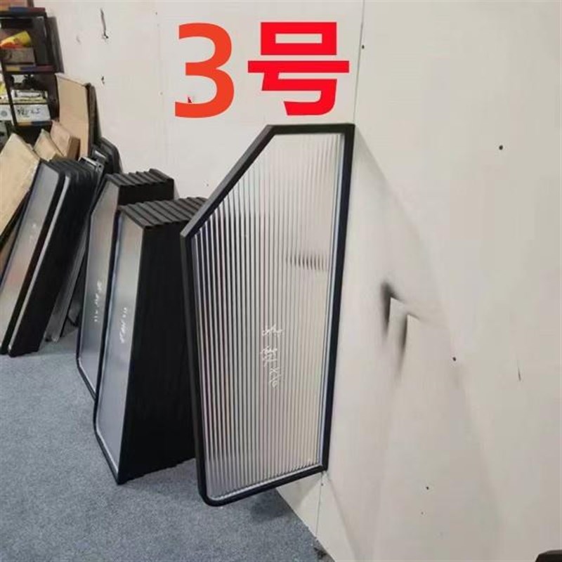 酒店男厕小便池不锈钢隔板高档酒店卫生间尿斗挡板玻璃隔断屏风