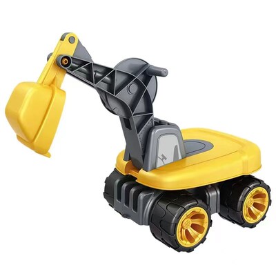 大信可坐可骑乘挖掘机玩具挖挖机儿童挖土机钩机宝宝滑行工程车