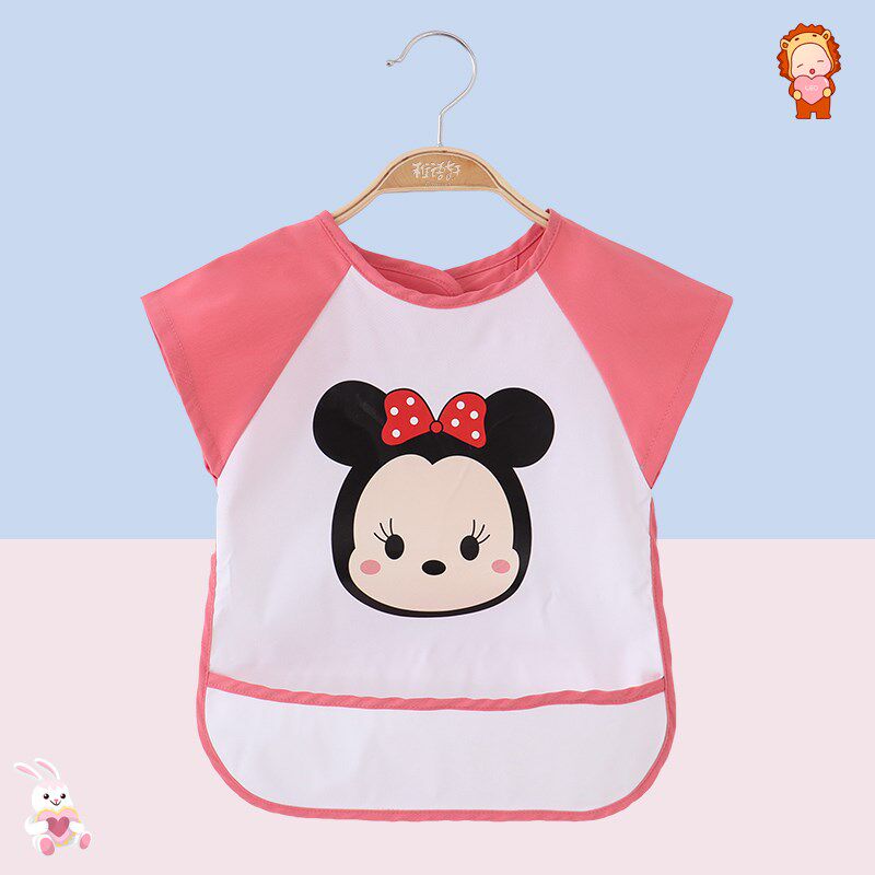 围兜婴儿辅食罩衣男宝儿童围裙宝宝吃饭防水防脏婴儿饭兜女宝夏季