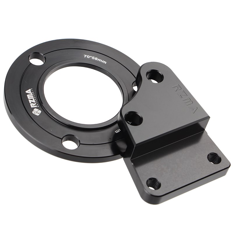 电摩改装卡钳座大鲍鱼支架碟刹配件电动车骠骑平叉220/260转接码