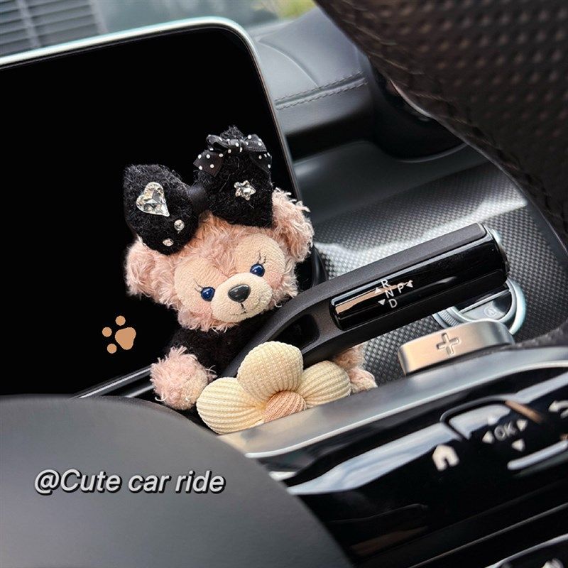 2025新款雪莉玫车载怀挡装饰汽车转向灯雨刮器车内摆件可爱公仔女