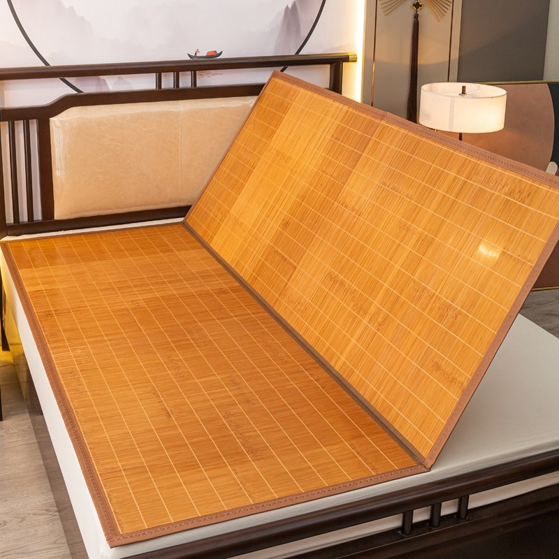 学生宿舍凉席0.8/0.9/1米宽单人席子长一米九可折叠1.8床家用竹席