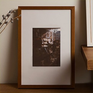 画展实木大相框挂墙20寸24寸36寸16来图任意尺寸装 裱画框外框框架