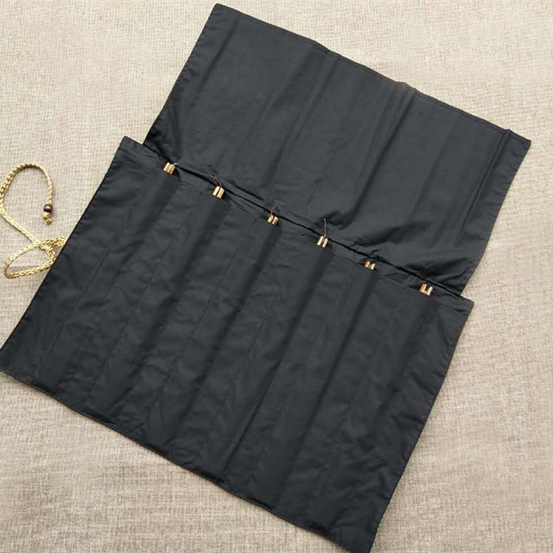 9/9.5/10寸手工宋锦缎丝绸6把装折扇扇袋扇套外带扇轴收纳袋