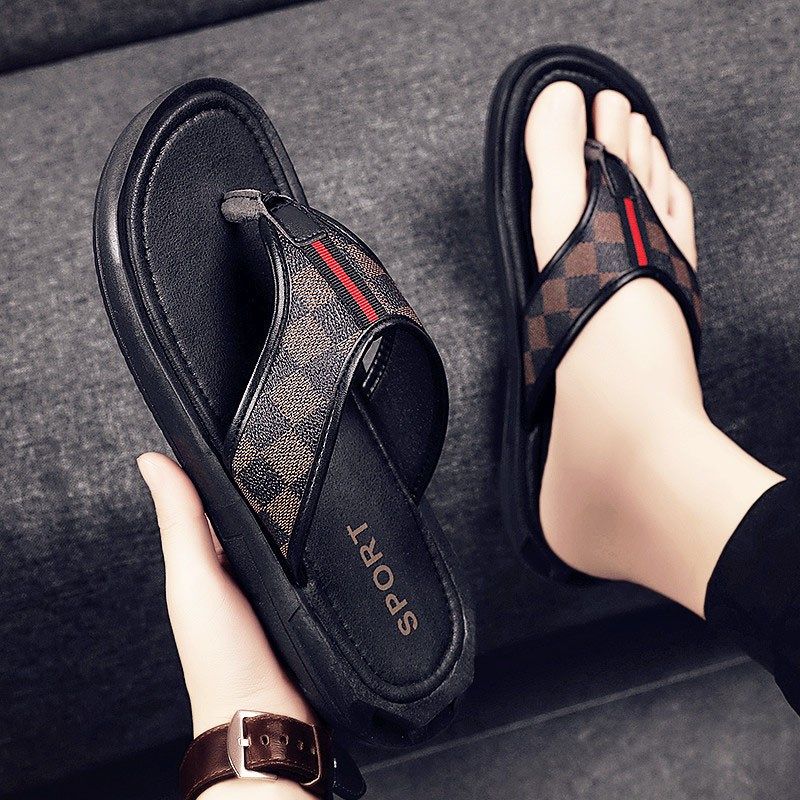 人字拖男士凉鞋男2025新款潮流韩版个性沙滩夹脚拖鞋男式夏季外穿