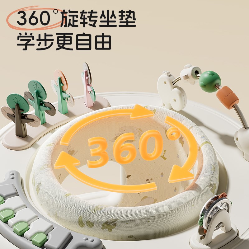 婴儿童学步车6到18个月防o型腿多功能宝宝婴幼儿学行车2024新款