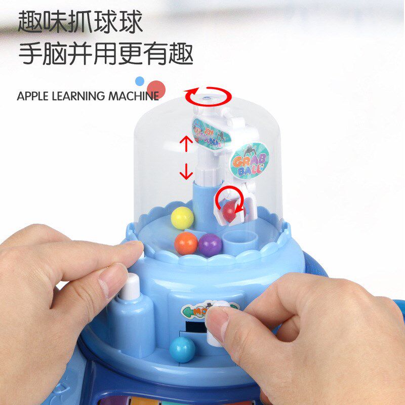迷你抓娃娃机家用小型夹娃娃扭蛋机玩具儿童抓球机家庭版糖果机