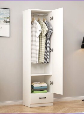 小型衣柜a40/45单门衣柜儿童成人卧室单开门衣柜挂衣橱经济型储物