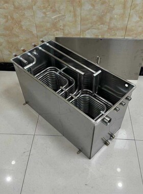 工业冷水机专用304不锈钢水箱配套不锈钢盘管蒸发器M3P5P10P15P20