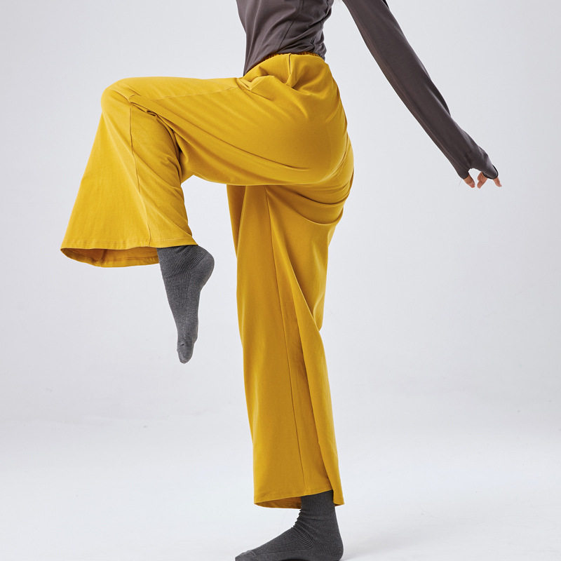 男女舞裤现代舞裤宽松练功服基训服装直筒秋冬长裤阔腿裤练功裤