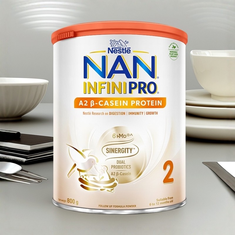 【官方授权】雀巢能恩全护A2新版6HMO-2段婴幼儿牛奶粉800g6-12月