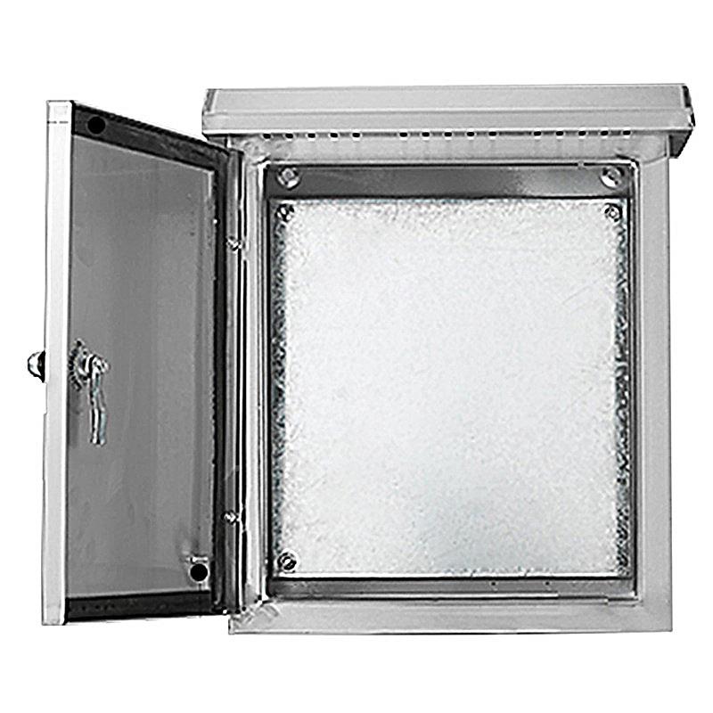 箱厂家不锈钢配电箱防雨控箱监控两联圆锁箱电箱不锈钢控箱防雨制