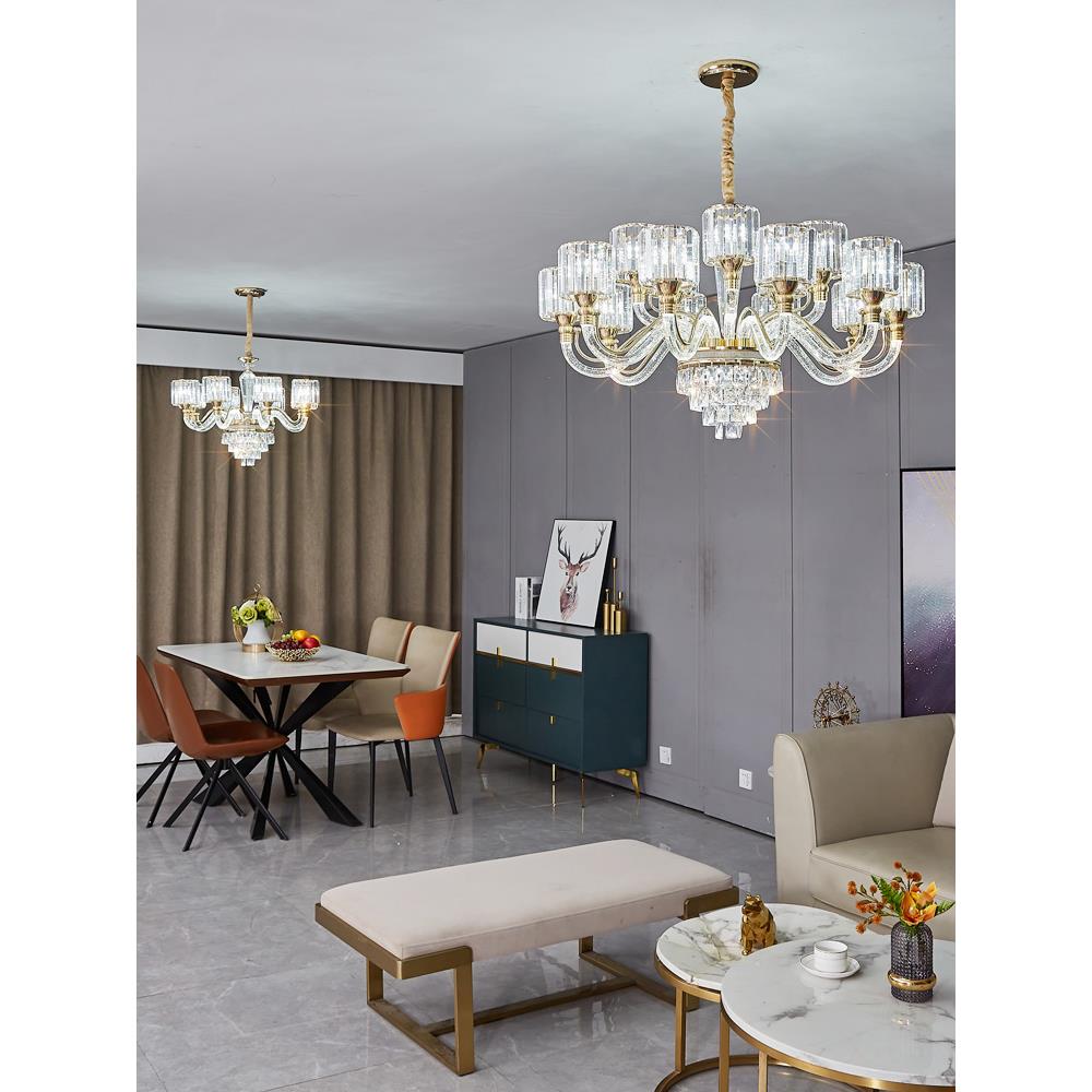 臂客水厅晶吊灯2025年新款431轻奢奢华欧式餐厅灯发现光大灯具代