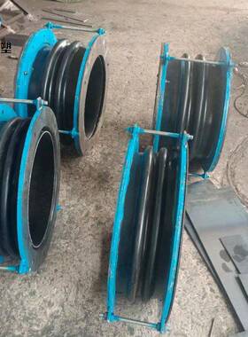 单球体可曲挠橡软接兰头304不锈XIH法钢软连接矩形电厂胶专用