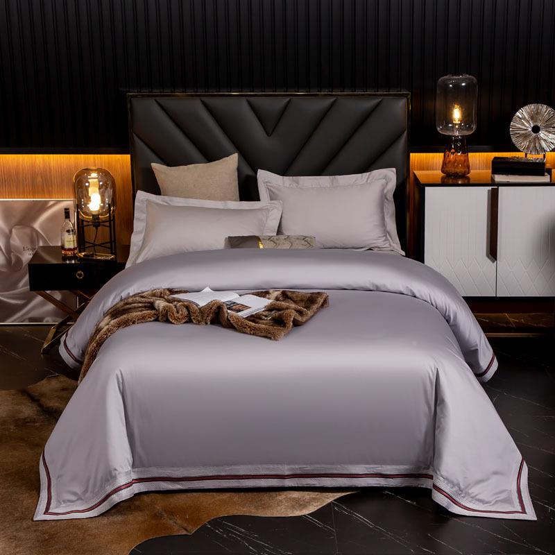 100支长绒棉秋简约棉磨毛全单品被NGY套床单色素色纯纯棉冬单品