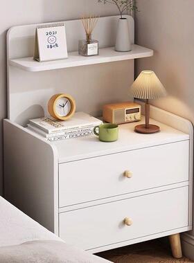 头柜卧UUP床室家用床收纳柜约现代小户头型储物柜简组装出租屋床