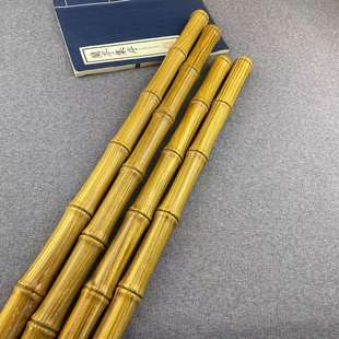 绿檀木竹雕节棍棍一体1209刻竹子太极棍武棍术盘玩解压健身棍木棒