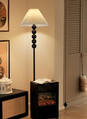 【严选12979百褶落地客灯厅奢氛围灯新款轻】中古风卧室立式落地