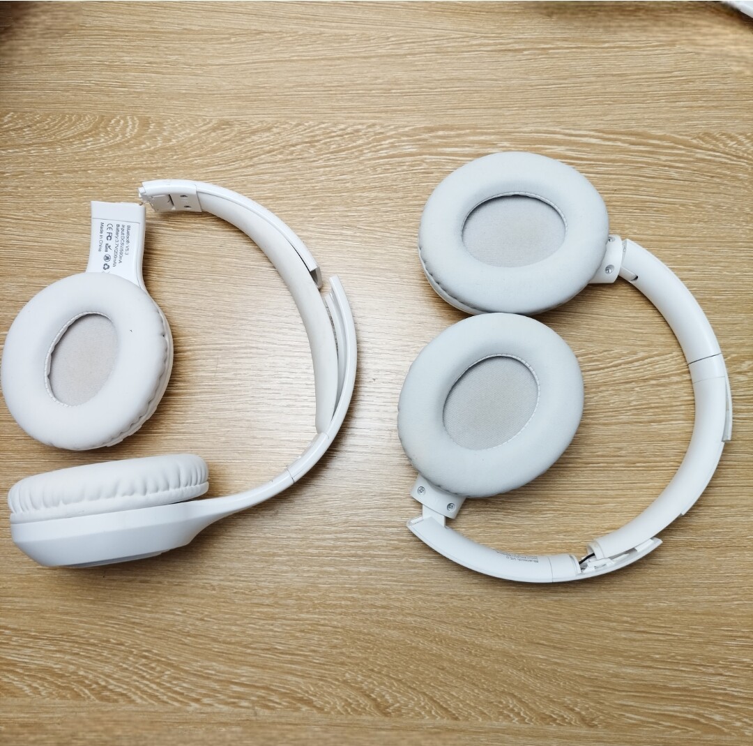 【头梁两处断】白色 库存头戴蓝牙无线耳机 c口 成色较差